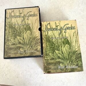 Leaves of Grass Walt Whitman 1st Complete Ed 1931 HC DJ Slip Case Aventine Press